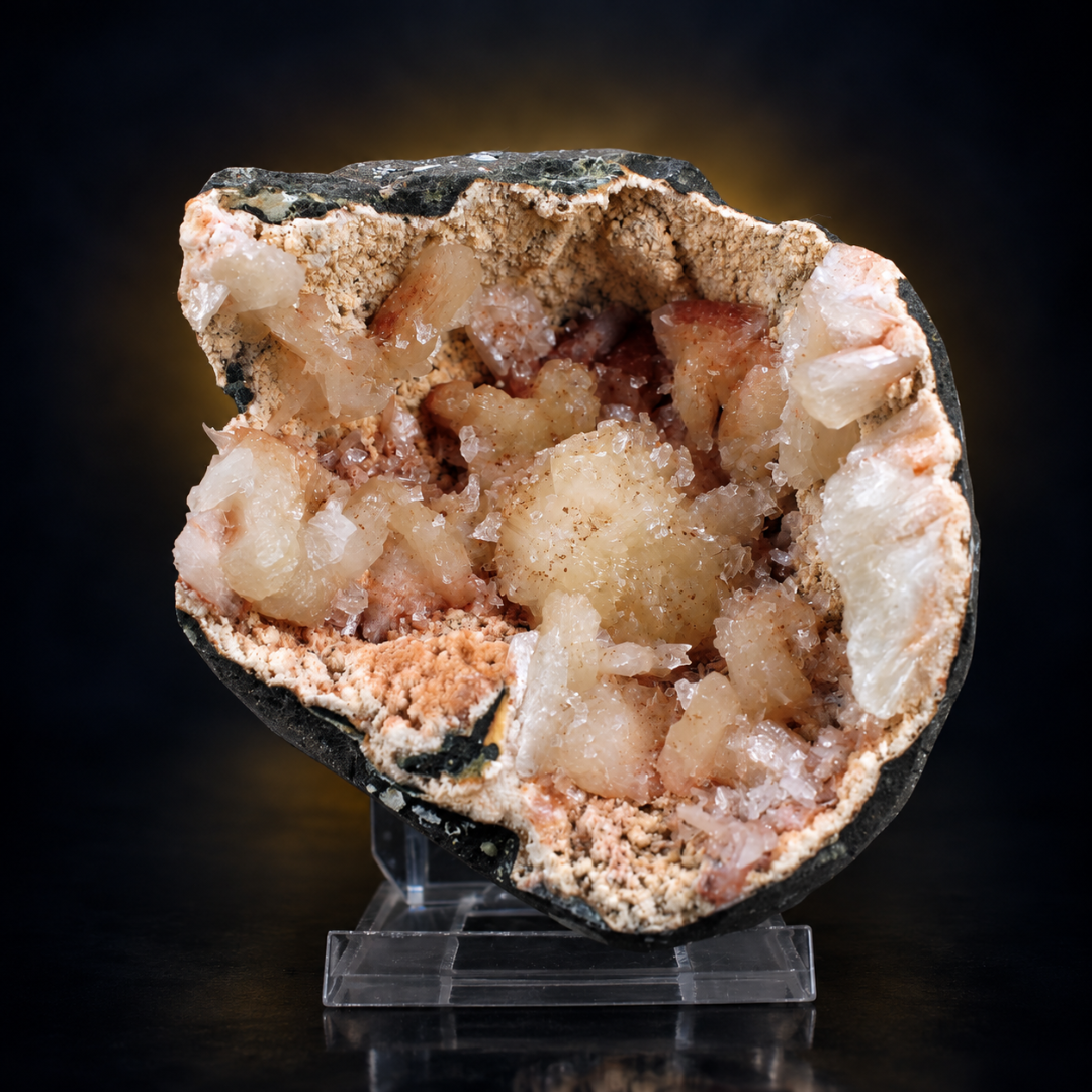 Natural Heulandite with Stilbite Mineral Specimen – 530g