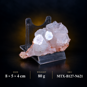 Natural Apophyllite with Stilbite Mineral Specimen – 80g