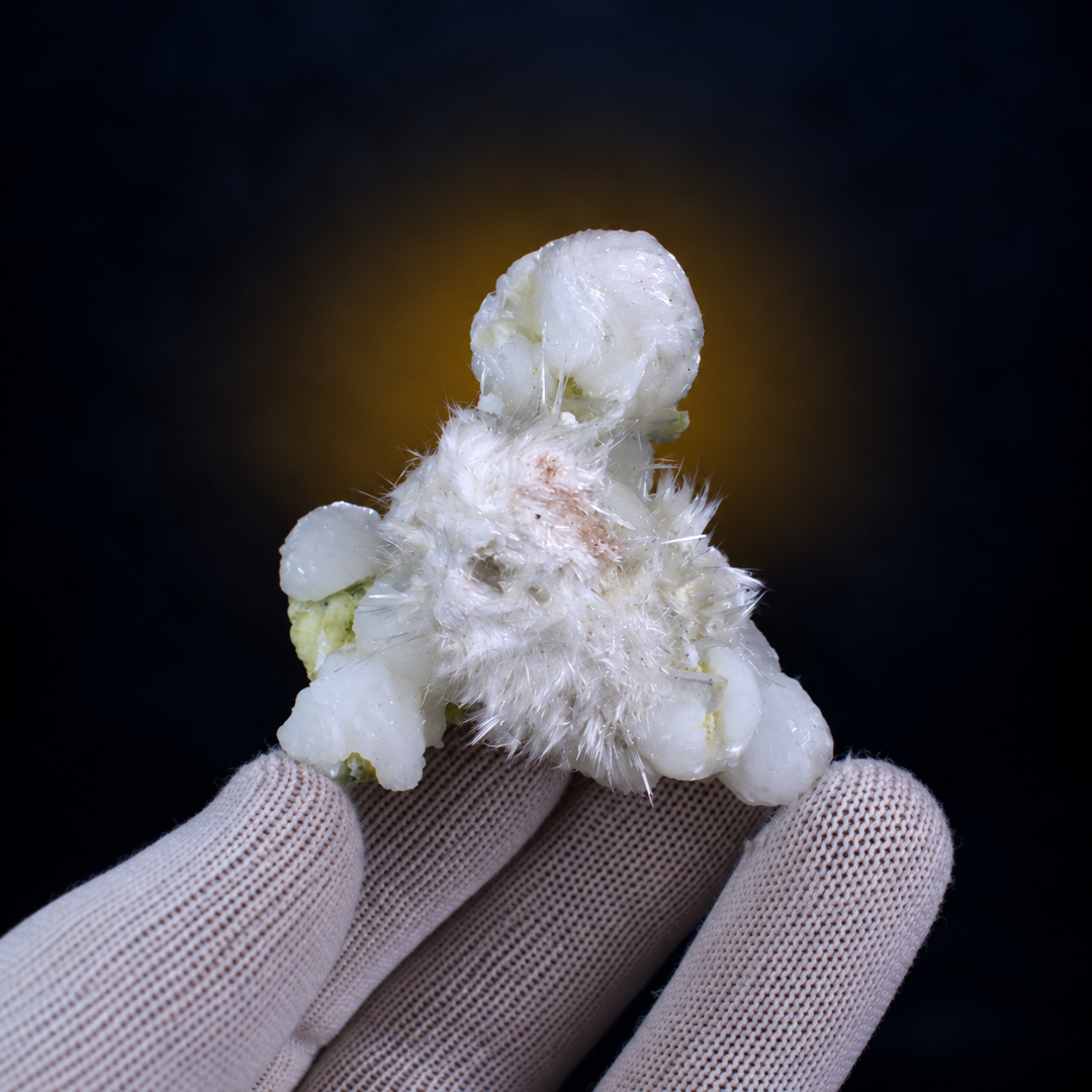 Natural Okenite with Apophyllite &amp; Heulandite Mineral Specimen – 50g