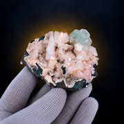 Natural Stilbite with Apophyllite Mineral Specimen – 110g