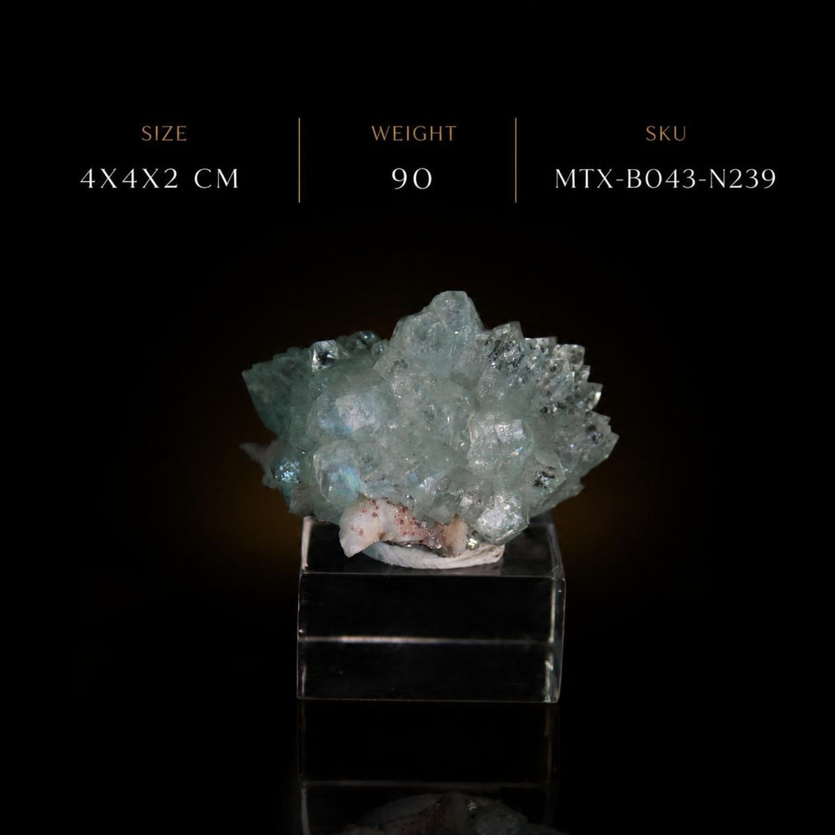 Apophyllite specimen — India, 90 g.