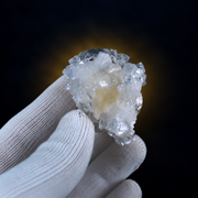 Natural Stilbite with Apophyllite Crystal Cluster – 30 g