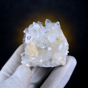 Natural Apophyllite with Stilbite Crystal Cluster – 50 g