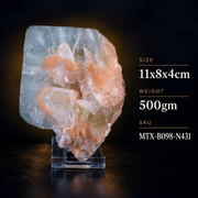Natural Apophyllite with Heulandite Matrix Mineral Specimen