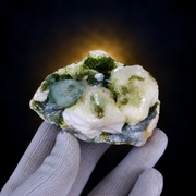 Natural Green Apophyllite with Stilbite and Heulandite – 200 g