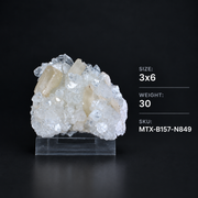 Natural Apophyllite with Stilbite Crystal Cluster – 50 g