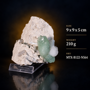 Green Apophyllite on Natural Matrix – 210g