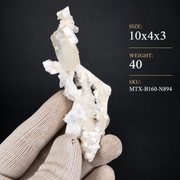 Natural Stilbite with Heulandite Crystal Cluster – 40 g