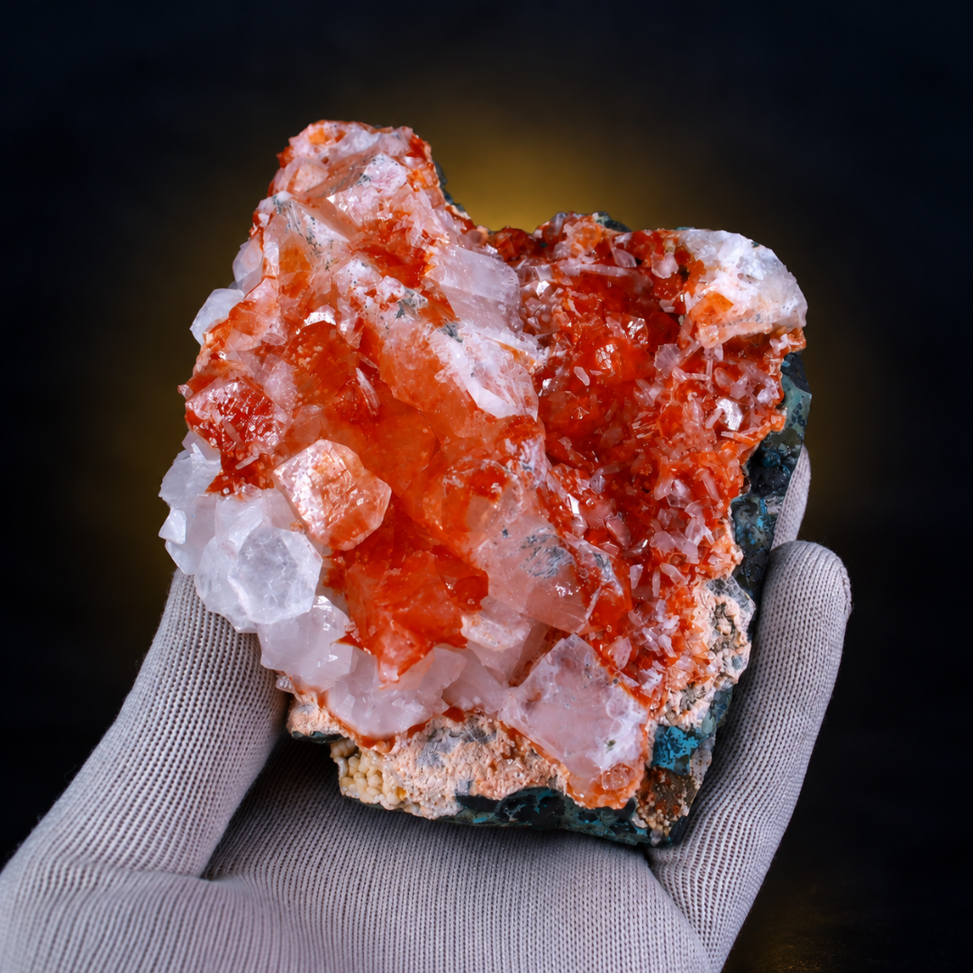 Natural Apophyllite with Stilbite Mineral Specimen – 680g