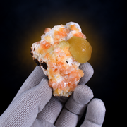 Natural Stilbite with Calcite Mineral Specimen – 80g