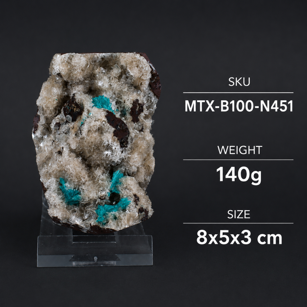 Cavansite specimen — India, 140 g.