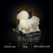 Natural Stilbite Mineral Cluster – 70g