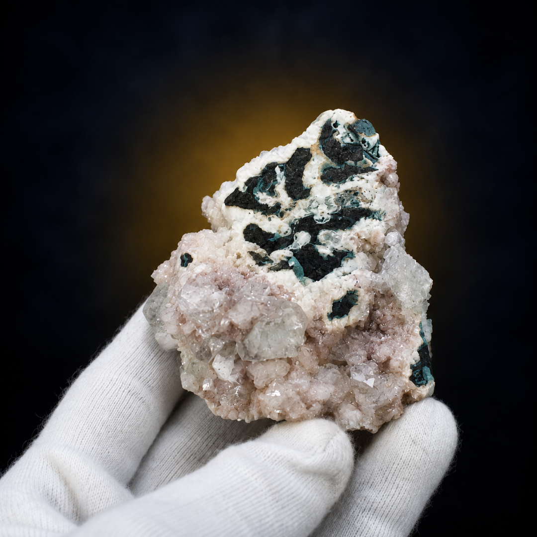 Natural Apophyllite with Stilbite – Mineral Crystal Specimen
