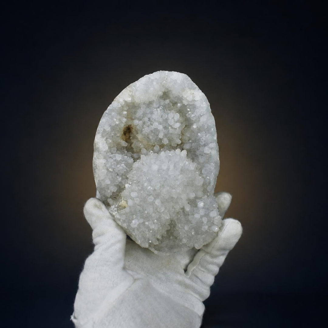 Natural Quartz Crystal Mineral Specimen – India