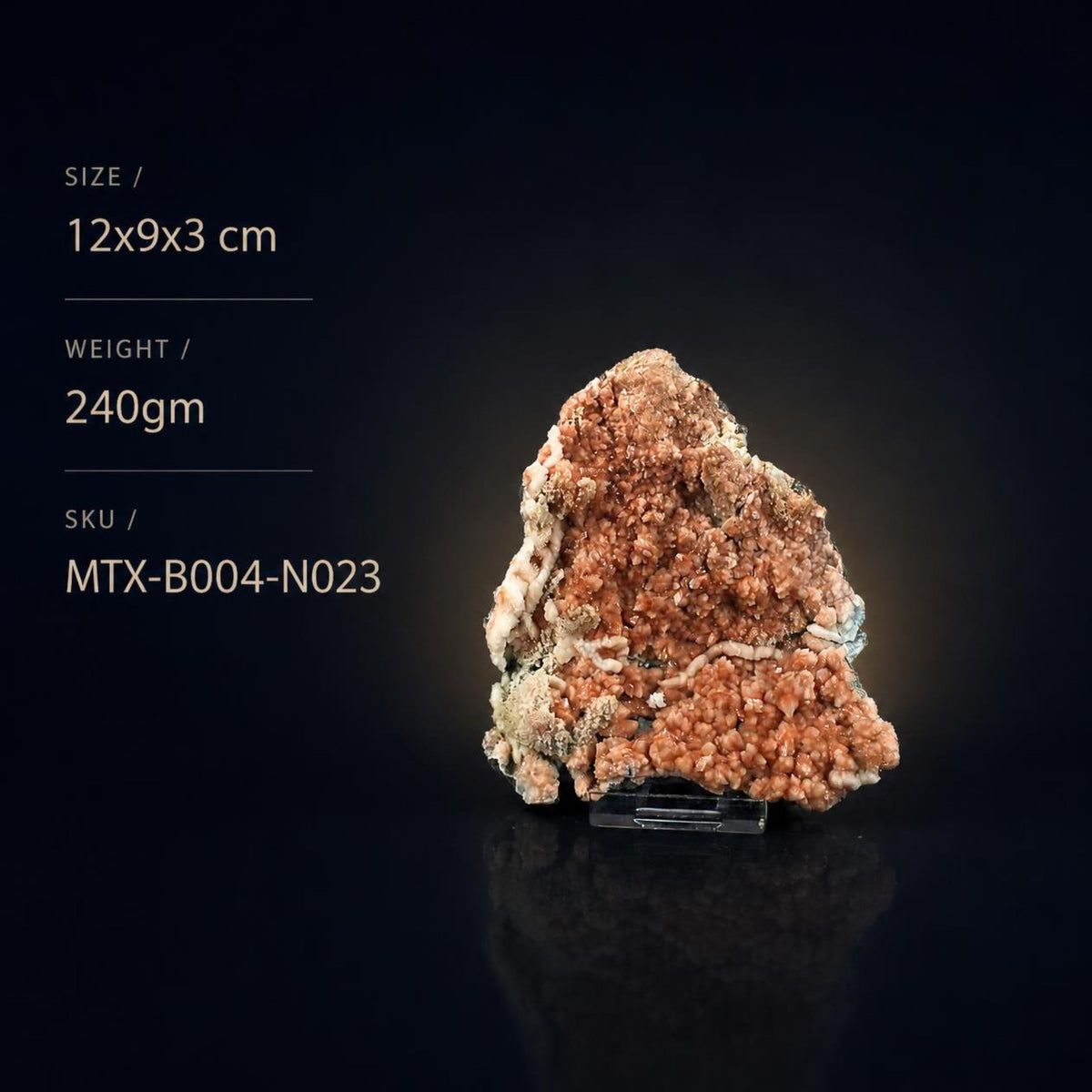 Stilbite and Heulandite specimen — India, 240 g.