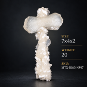 Natural Stilbite with Heulandite Crystal Cluster – 20 g