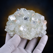 Natural Apophyllite with Heulandite Matrix Crystal Specimen – India