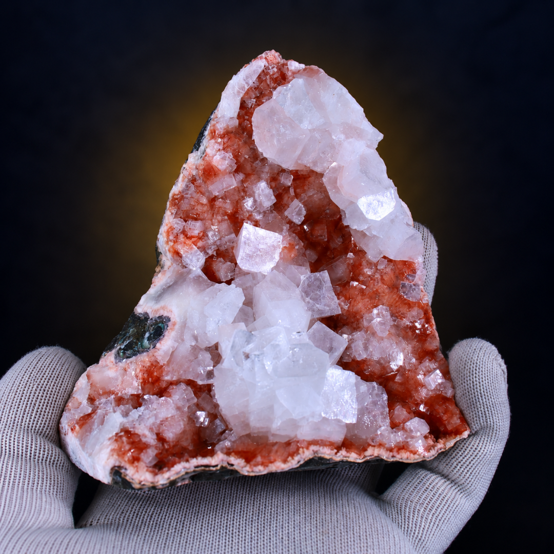 Natural Apophyllite with Stilbite Mineral Specimen – 450g