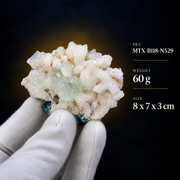 Green Apophyllite with Heulandite – Natural Mineral Specimen