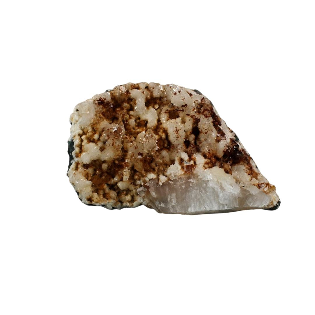 Apophyllite and Stilbite specimen — India, 650 g.