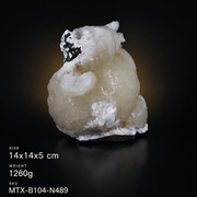 Stilbite with Heulandite – Natural Mineral Specimen