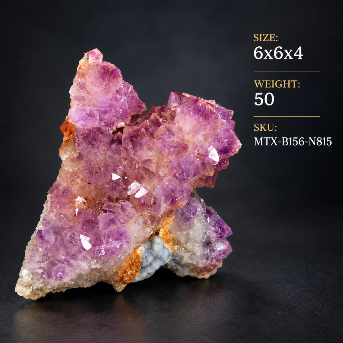 Natural Amethyst Crystal Cluster – 50 g