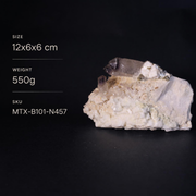 Natural Phantom Quartz Crystal Specimen – 550 g