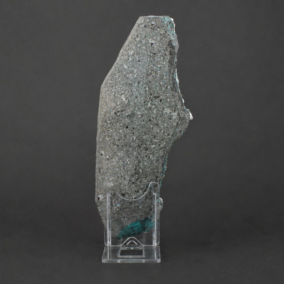 Apophyllite Crystal-Coated Rock Matrix with Mordenite | 280 g | 18 × 7 × 3 cm