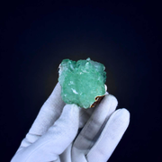 Green Apophyllite Crystal Specimen Natural Indian Mineral 6 × 5 × 6 cm | 130 g