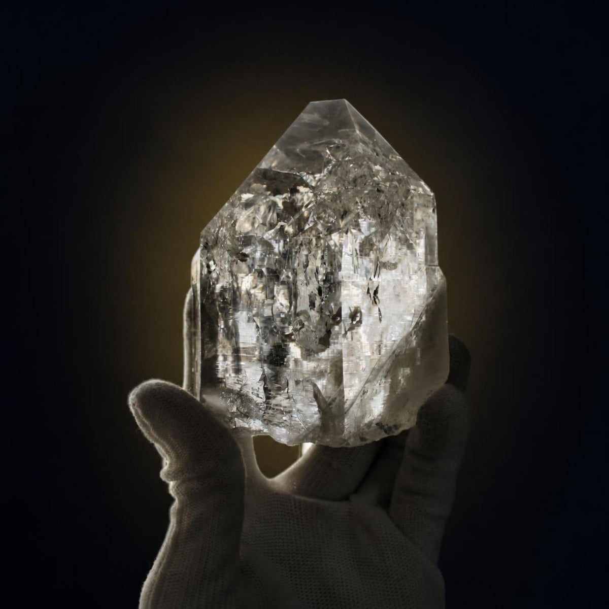 Natural Himalayan Quartz Mineral Specimen  10 × 7 × 5 cm 600 g