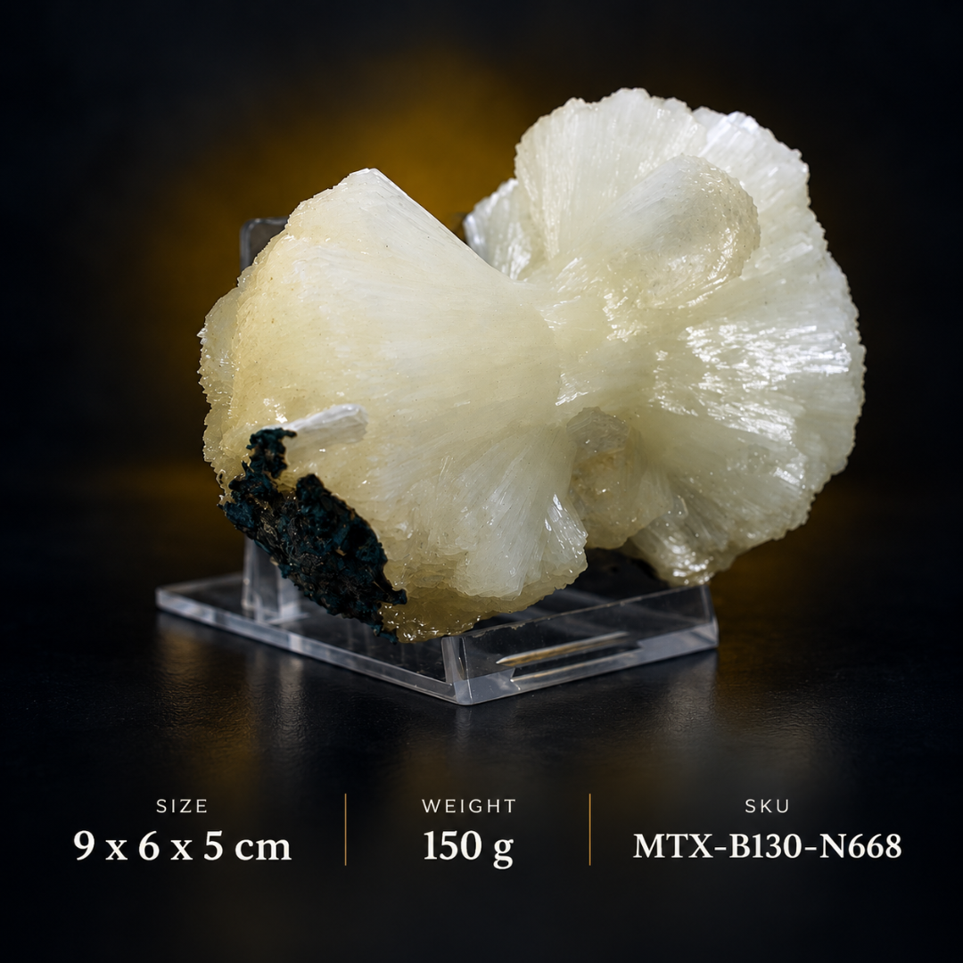 Natural Stilbite Crystal Specimen – 150g