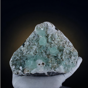 Natural Green Apophyllite, Stilbite with Heulandite Crystal Specimen – India