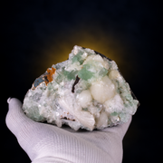 Natural Green Apophyllite with Stilbite & Heulandite – 630 g