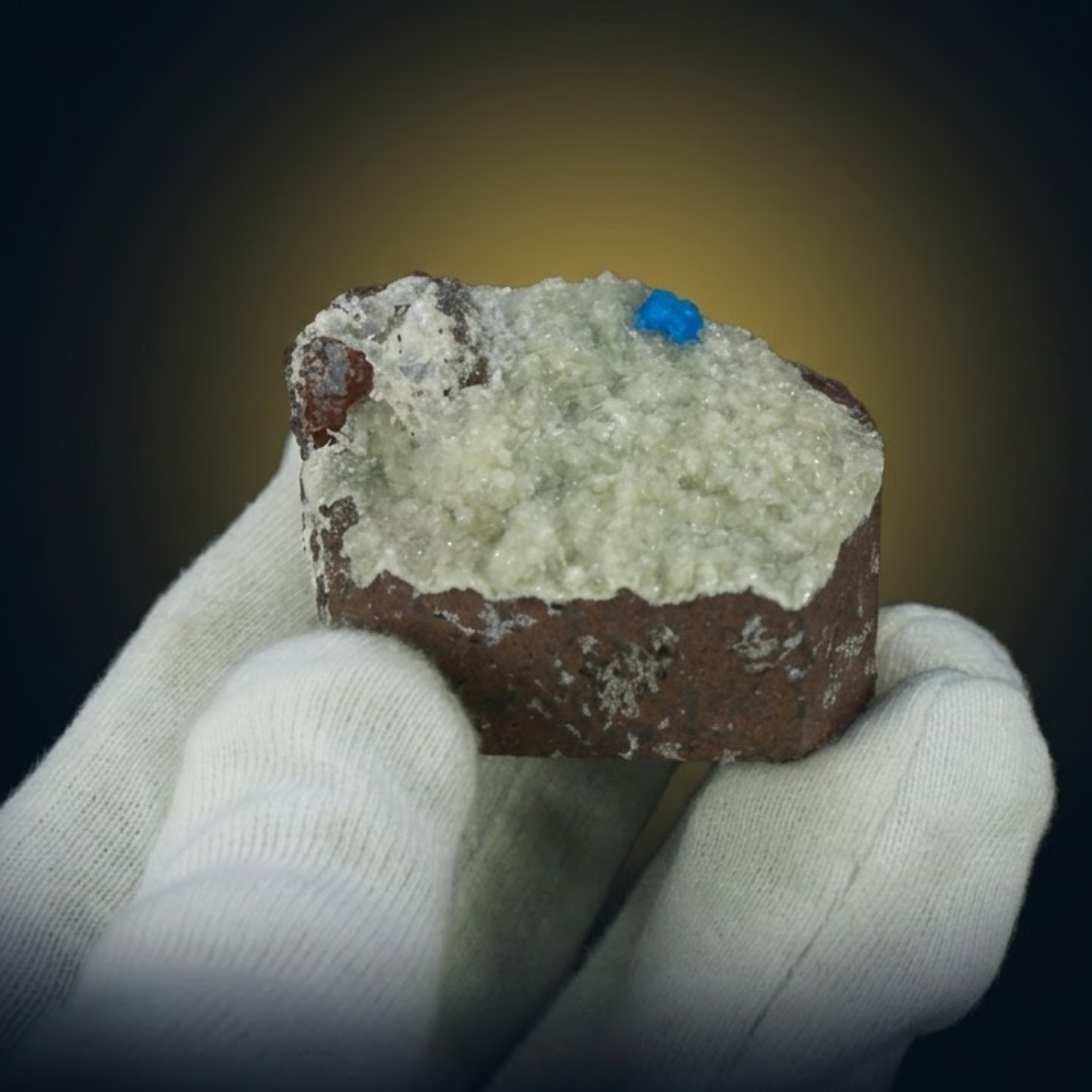 Natural Cavansite Crystal Matrix – Mineral Specimen from India