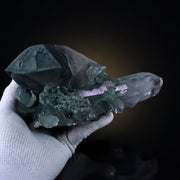 Natural Green Himalayan Quartz Mineral Specimen 19 × 15 × 9 cm 1960 g