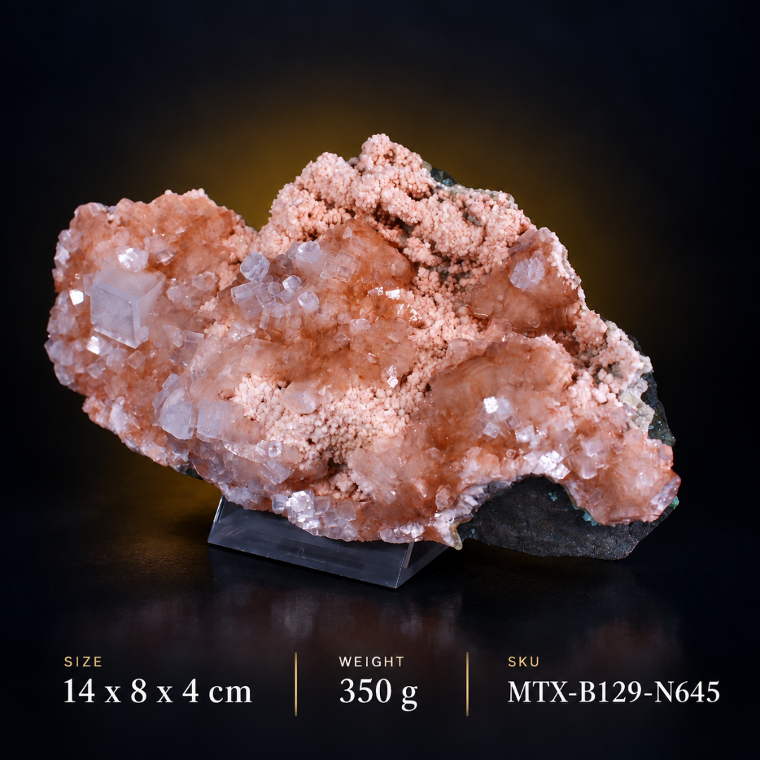 Natural Apophyllite with Heulandite Mineral Specimen – 350g