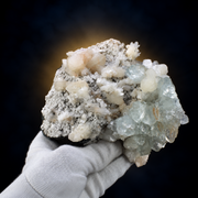 Natural Green Apophyllite with Matrix Heulandite – 798 g