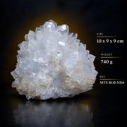Natural White Crystal Mineral Cluster – 740g