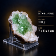 Natural Green Apophyllite Crystal Mineral Specimen – 100g