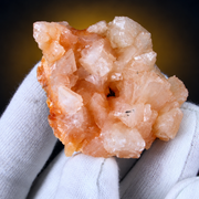 Natural Orange Peach Stilbite Crystal Specimen Lot – 32 Pieces