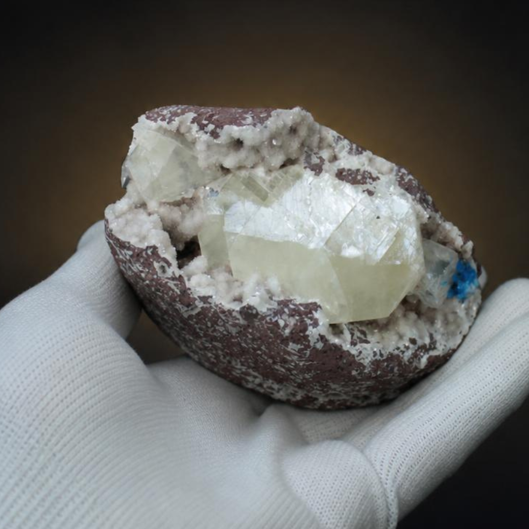 Natural Cavansite Crystal Matrix – Mineral Specimen from India