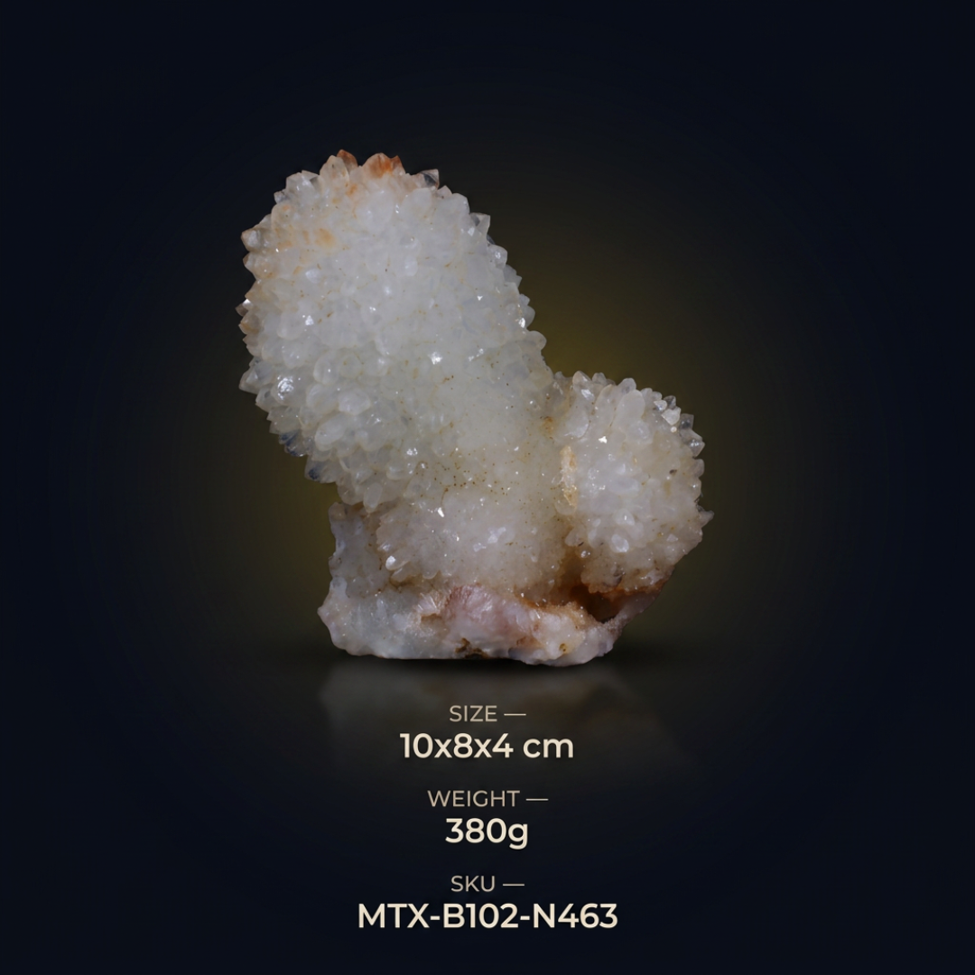 Quartz specimen — India, 380 g.