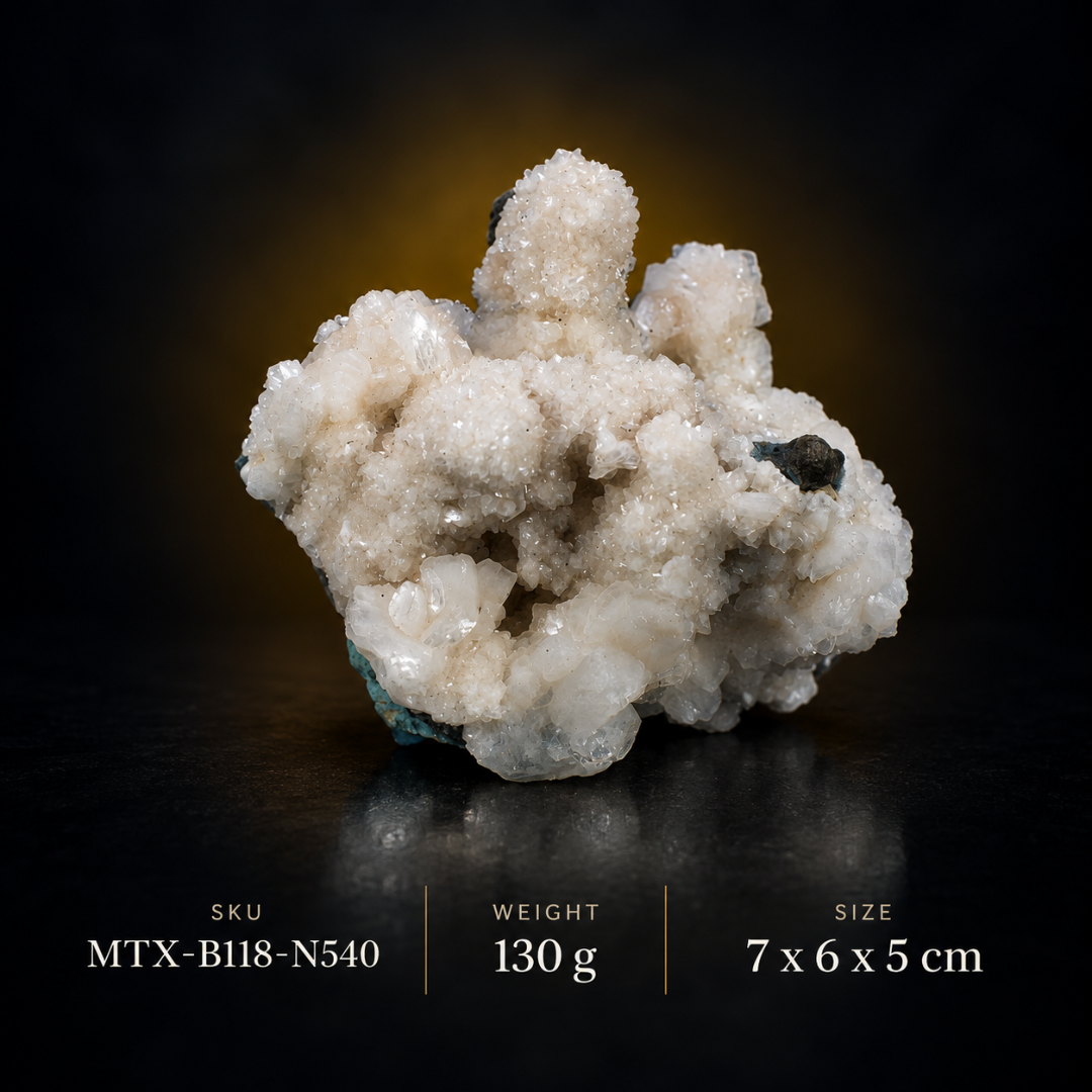 Natural Okenite or Scolecite – Zeolite Mineral Specimen
