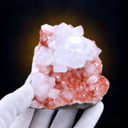 Apophyllite with Stilbite on Tabular Formation · 460 g · 11 × 9 × 7 cm