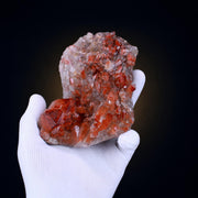 Natural Red Hematoid Quartz Mineral Specimen 15 × 9 × 6 cm 590 g