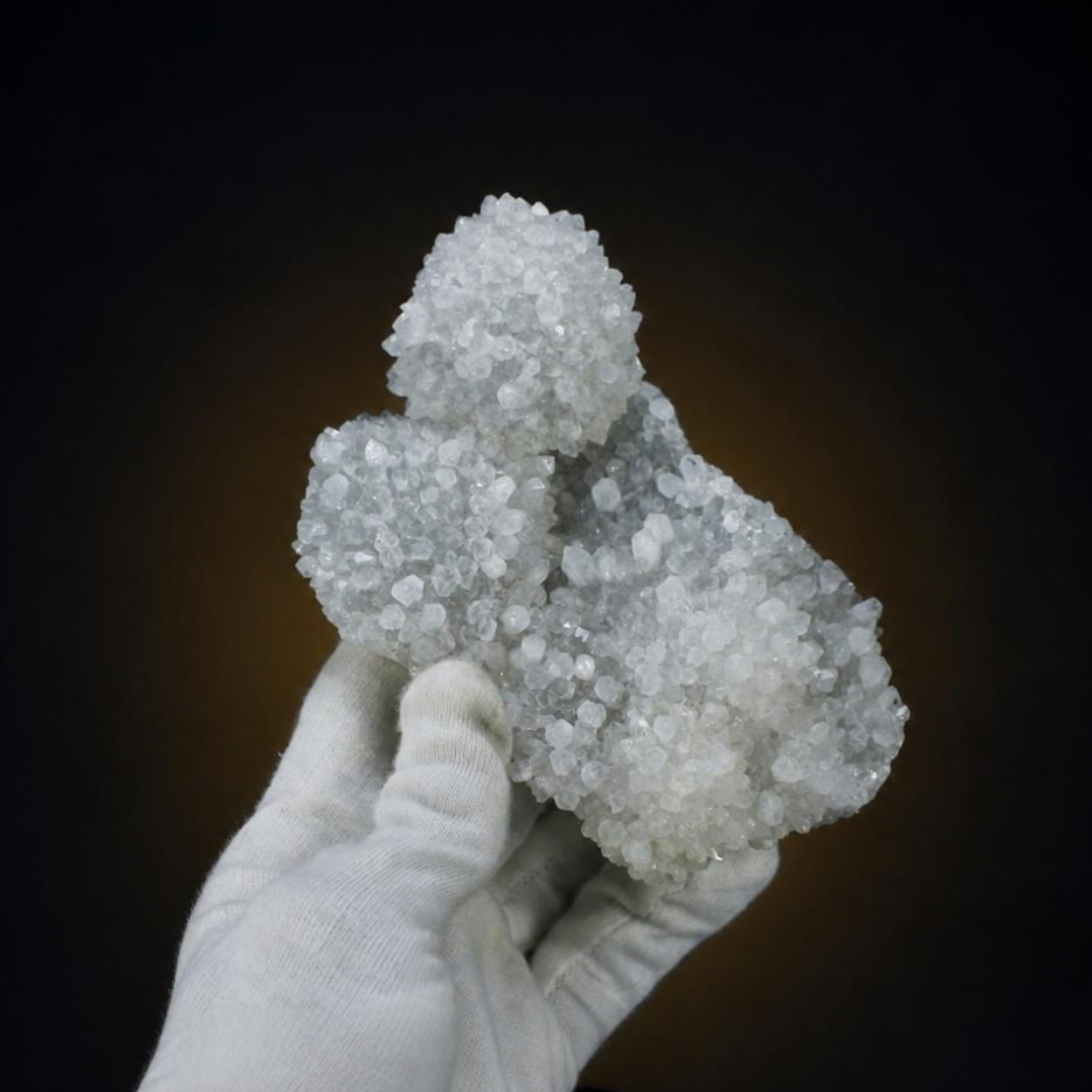 Natural Quartz Crystal Mineral Specimen – India