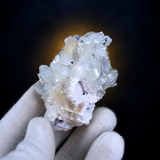 Natural Apophyllite with Stilbite Crystal Cluster – 30 g