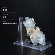 Natural Apophyllite with Stilbite Crystal Cluster – 30 g