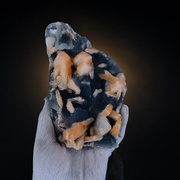 Stilbite with Chalcedony – Natural Mineral Specimen