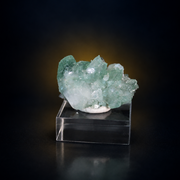 Natural Green Apophyllite Crystal Matrix – Mineral Specimen from India
